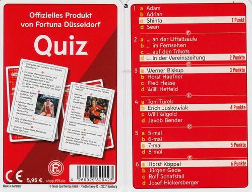 Fortuna düsseldorf quiz - fortuna,