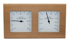 Sauna Thermometer Hygrometer Zedernholz Messgeräte Kombination Klimamesser Cedar