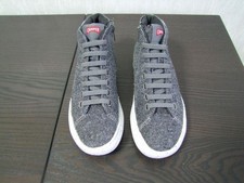 Camper Damen Schuhe, Woll-Stiefelette Gr.39 schwarz/weiß