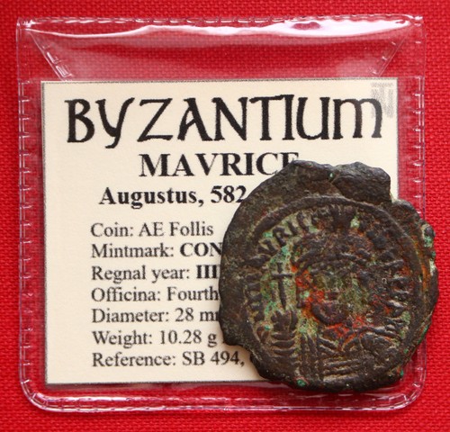 Byzantinischer maurice follis - byzantinischer,