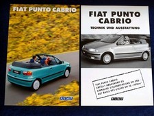 FIAT Punto Cabrio Prospekt 6.1998 + Beilage