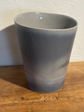 Vase von Vianne Glas und Keramik Grautöne H 23 cm