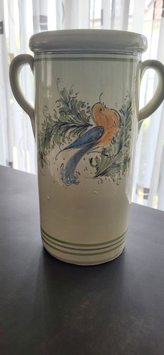 Keramik henkelvase mit - henkelvase,