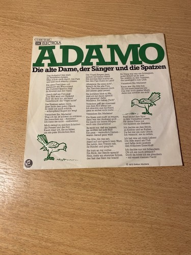 Adamo die alte - die, der