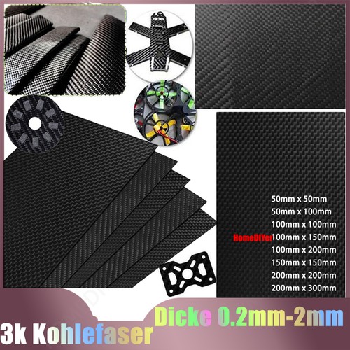 Carbon platte matt - 3k,