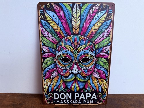 Don papa rum blechschild - don,