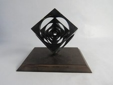 Vintage Turners Cube 3D Würfel - Briefbeschwerer Deko Schreibtisch