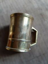 Nachlaß: altes Messinglot..Kaffee oder Tee, Höhe 6 cm, top erhalten