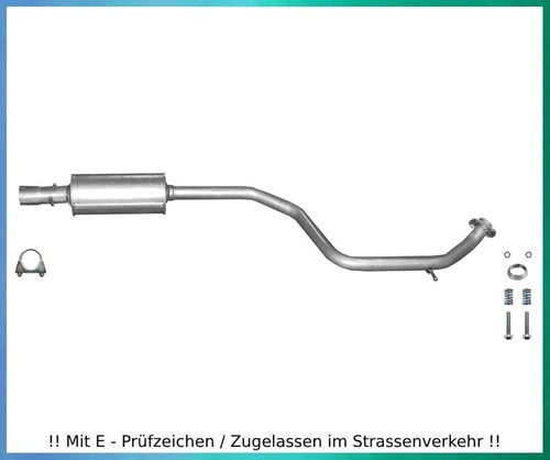 Mittelschalldämpfer für
