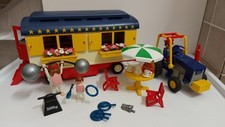 Playmobil Gewichtheber mit Wohnwagen 3728 und Trecker 3734