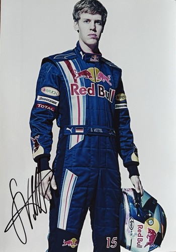 Sebastian vettel signiert - vettel,