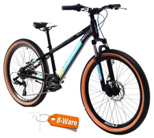 24 Zoll ALU Mountainbike Capriolo LC240 2D FS, Shimano 7G - black blue, B-WARE