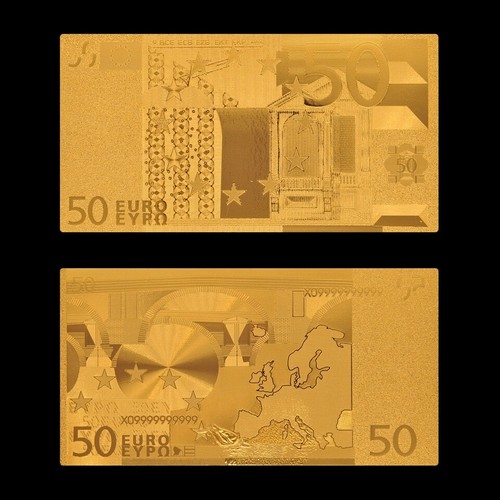 Euro gold banknoten - euro,
