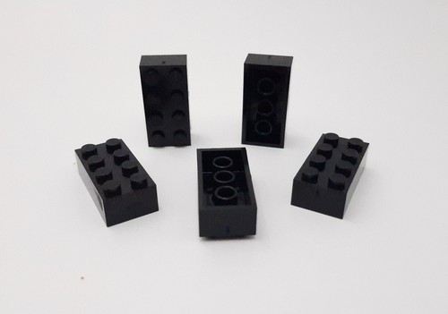 Lego 2x4 teststein schwarz - v,