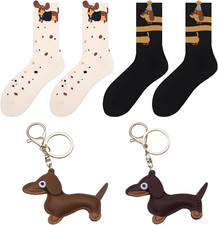 4 Stück Dackel Geschenke