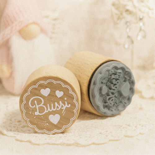 Motivstempel bussi herz - motivstempel,