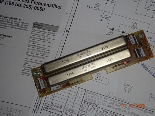 Rft mechanische filter 500hz - mechanische,