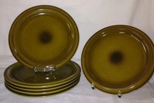 6 x Oeslauer Manufaktur Speiseteller Goebel Country Oliva Porzellan