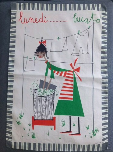 Vintage geschirrtuch - vintage,