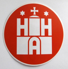 Souvenir-Aufkleber Hamburger