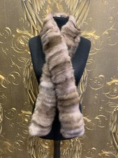 ZOBEL SCHAL ZOBEL STOLA SABLE SCARF BRAUN ZIBELINE ZOBEL KRAGEN ZOBELSCHAL PELZ