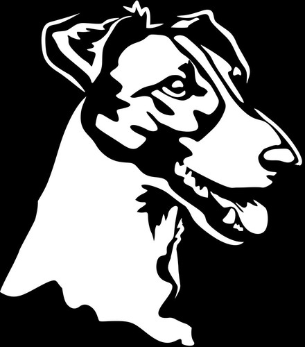 Foxterrier aufkleber - aufkleber,
