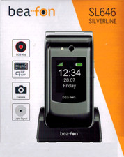 Bea-fon SL646 Klapphandy  2 Display 1,2 MP gr-Tasten Senioren Beafon simlockfrei