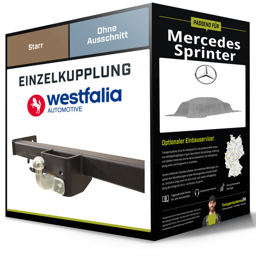 Starre anhängerkupplung für - anhängerkupplung,