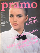 PRAMO 11 - 1988 Praktische Mode DDR + Schnittmusterbogen Festkleider Feminin
