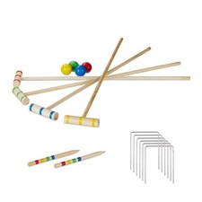 Krocket Spiel Croquet Set