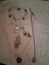 Pilgrim Schmuckkonvolut versch. Teile mehrfarbig Ketten ca 40 cm lang