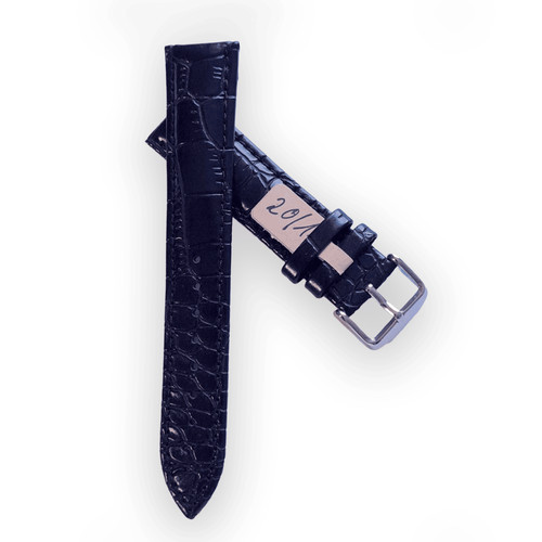 Leder uhrenarmband kroko - leder-uhrenarmband,