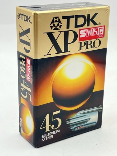 Tdk pro vhs c - xp, s-vhs-c