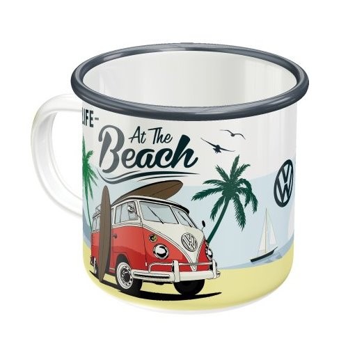 Emaille becher bulli - emaille-becher,