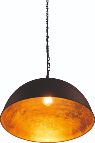 Led pendelleuchte schwarz - led, gold