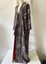 Original vintage japanischer Kimono Meisen 100% Seide IKAT