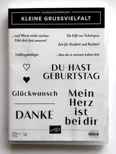 Stampin stempelset kleine - stempelset, "kleine