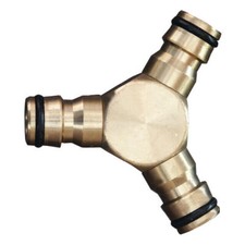 Cornat FLOR89535 Y Verteilerstück Messing Schlauchabzweigung 2 Wege Verteiler...