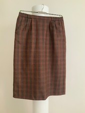 Vintage Wollrock Gr.42 braun gemustert Business