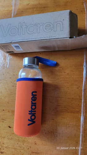 Trinkflasche glas 4l - trinkflasche, 0,4l