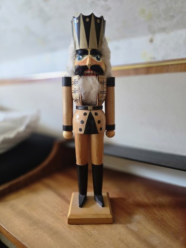 Vintage nussknacker könig - vintage,