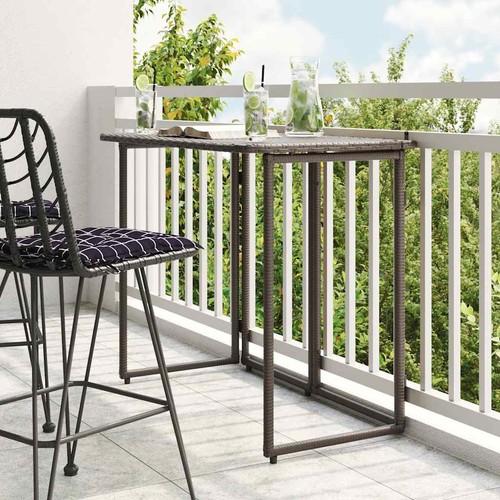 Gartentisch klappbar braun - gartentisch,