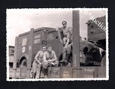 Wehrmacht Luftwaffe SANI BAHNTRANSPORT Stuttgart Waggon * Vintage Foto um 1940