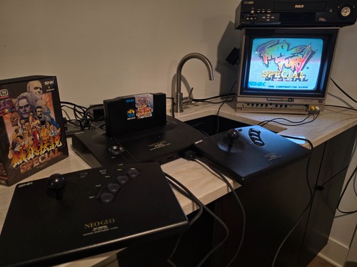 Neo geo aes console - neo,