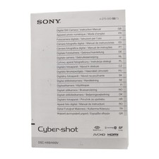 Sony Cyber-Shot digitale fotokamera digital camera DSC-HX9 / HX9V