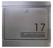 Briefkasten Aufkleber Name /