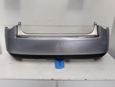 Citroen C5 BJ 2008 Stoßstange Stoßfänger hinten Silber Limousine 