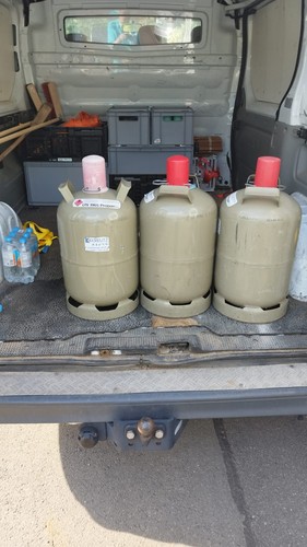 Gasflasche grau propangas - gasflasche,,