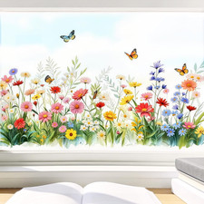 Fensterbilder Frühling Blumen