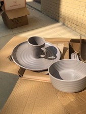 Geschirrset 4 Personen Keramik